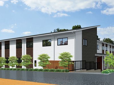 モダンな建物の外観