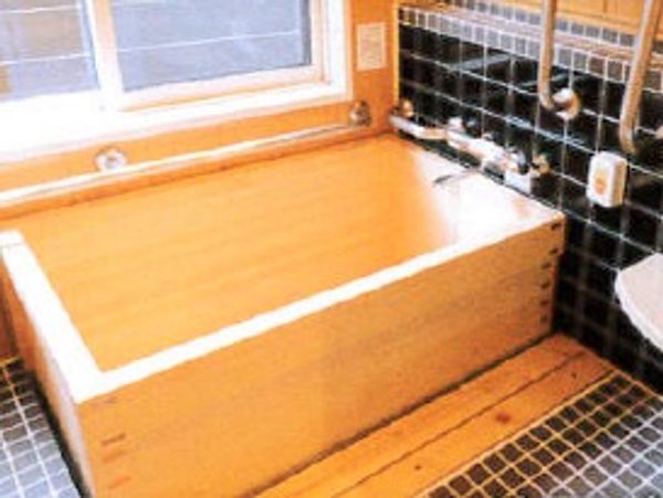 清潔な浴室の一角