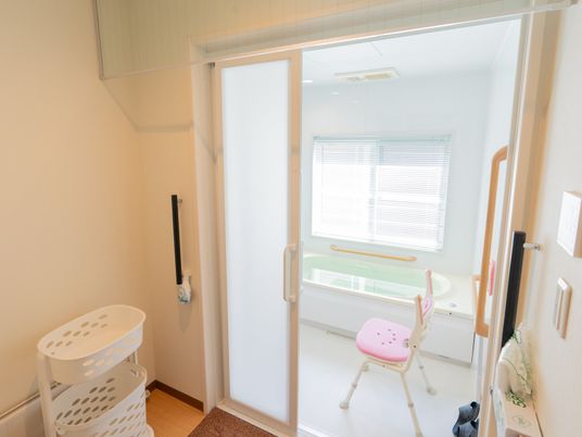 編み物エリアの居室