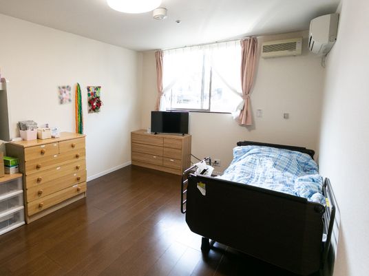居室の清潔な床面