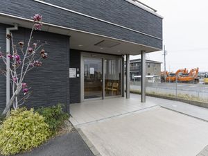 開放感のある出入口