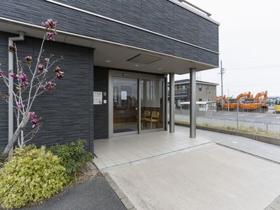 開放感のある出入口