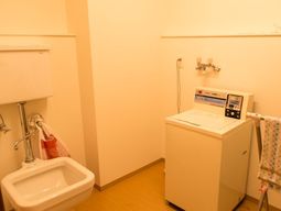 清潔な洗面所の設備