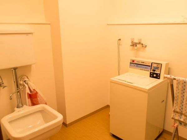 清潔な洗面所の設備