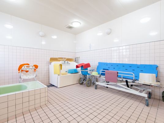 清潔な浴室設備