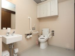 バリアフリーのトイレ設備