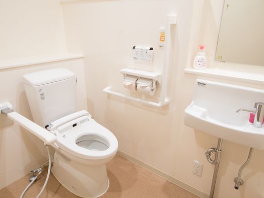 清潔なトイレスペース