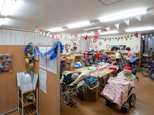 装飾が施された活動室