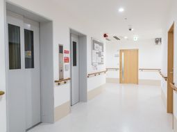 清潔感のある廊下の様子