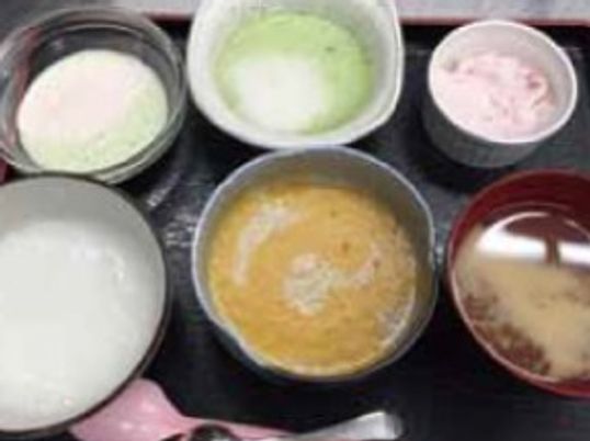 食事の準備完了