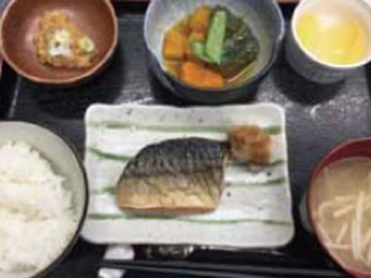 和食の食事セット