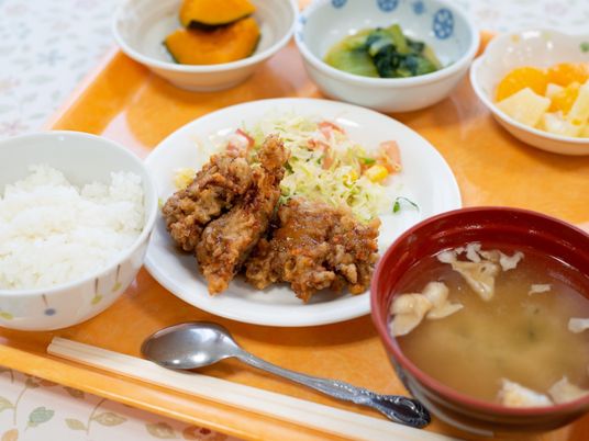 和風のバランス良い食事
