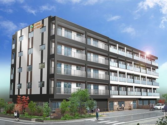 モダンな建物の外観