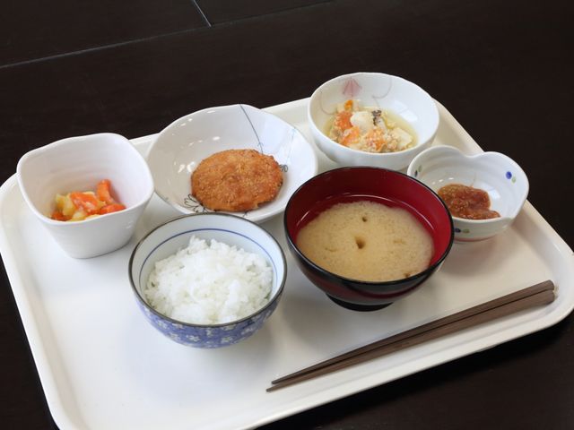 和食スタイルの栄養バランス食 食事 手作り感のあふれる彩りの良い和食が並び、毎日の食事が楽しみになる空間です。健康的なメニューで、心も体も満たされます。