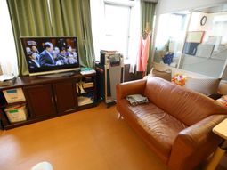 リラックスできる共用リビング