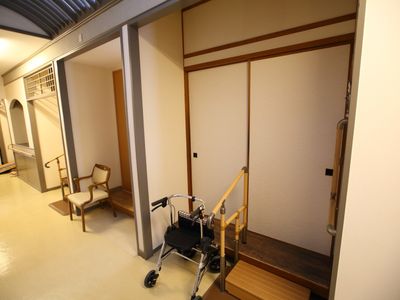 廊下に和室の出入口