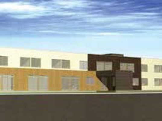 モダンな外観の建物