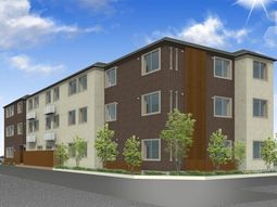 新しい建物の外観