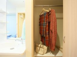 クローゼットと洗面台の間取り