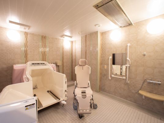 バリアフリーな浴室