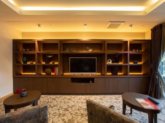 快適なリビングの一角