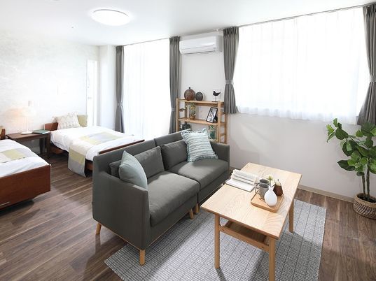 居心地の良い清潔な居室