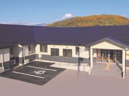 明るい外観の建物