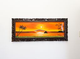 壁掛けの風景絵画