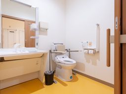 清潔なトイレ設備