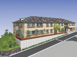 緑豊かな施設外観