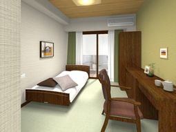 快適な居室の様子