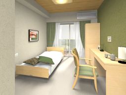 明るい個室の居室画像