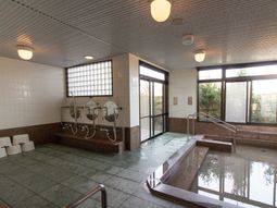 ゆったりした浴室の様子