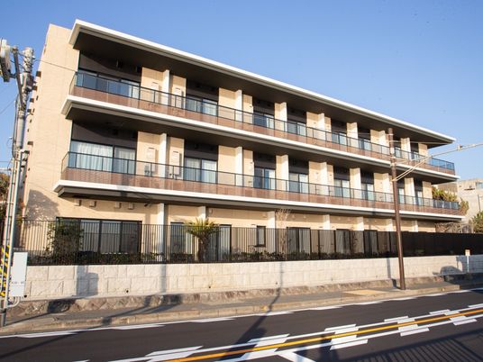 清潔感のある建物の外観