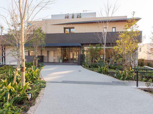 緑豊かなエントランス