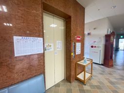エレベーター付近の様子
