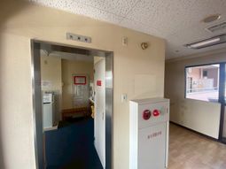 洗濯室への廊下