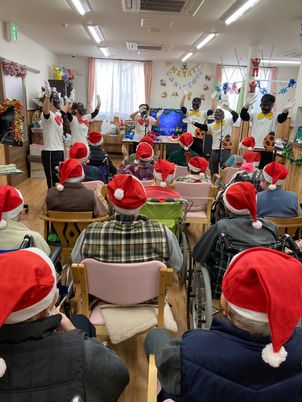 クリスマスパーティーの様子