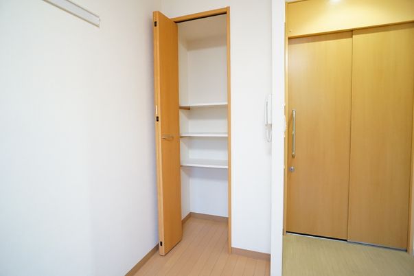 整理されたクローゼットの部屋