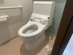 清潔なトイレスペース