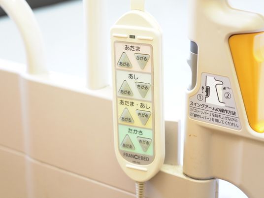 操作パネルのベッド側面