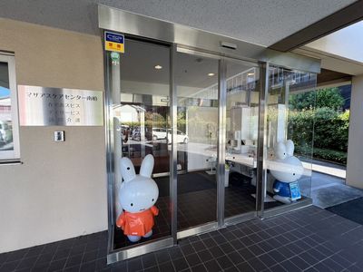 ゆったりとしたエントランス