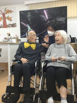 利用者同士の会話風景