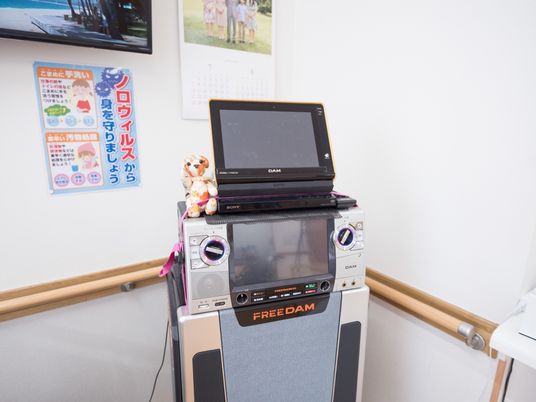 カラオケ設備のある部屋