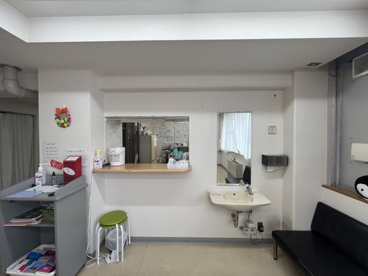 受付と待合エリア