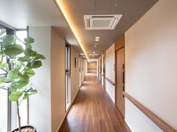 清潔な通路の様子