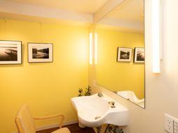 洗練された洗面台