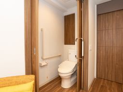 トイレ付き居室の一角