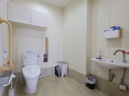 清潔な洗面トイレスペース