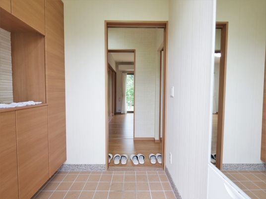 清潔な和風の廊下